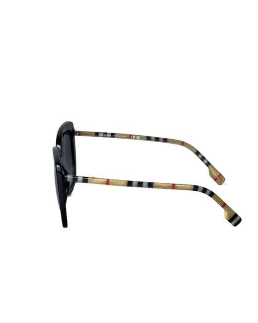 Burberry White Eyewear Square Frame Sunglasses