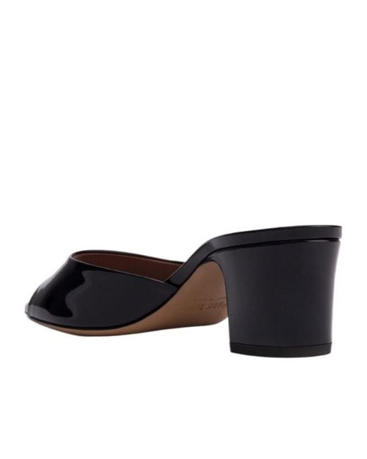 Paris Texas Black Lara Slip-On Mules