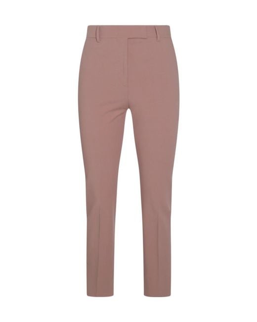 Incotex Purple Cropped Pants