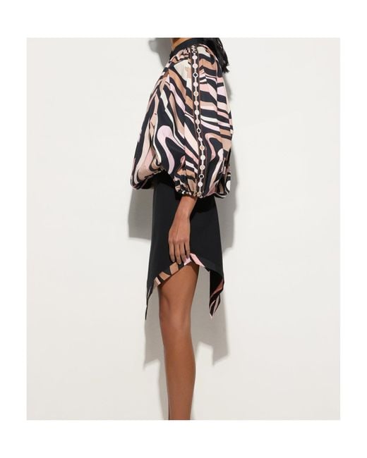 Emilio Pucci Black Printed Sweatshirt