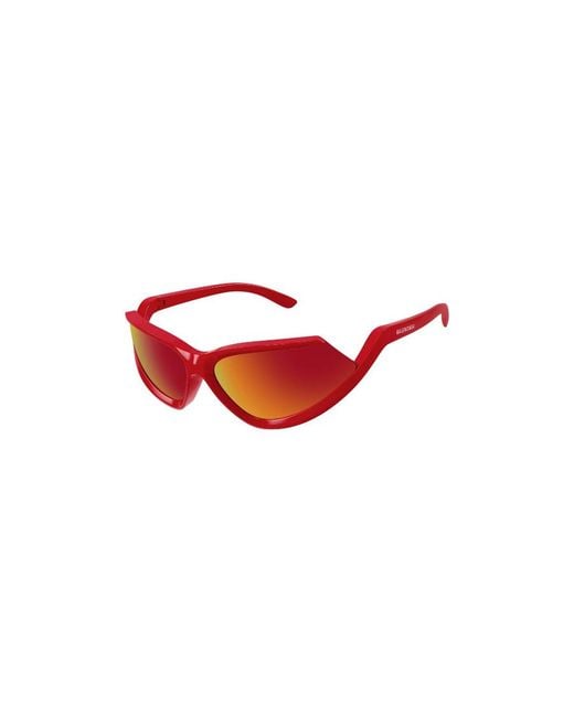 Balenciaga Red Eyewear Side Xpander Cat-Eye Sunglasses for men