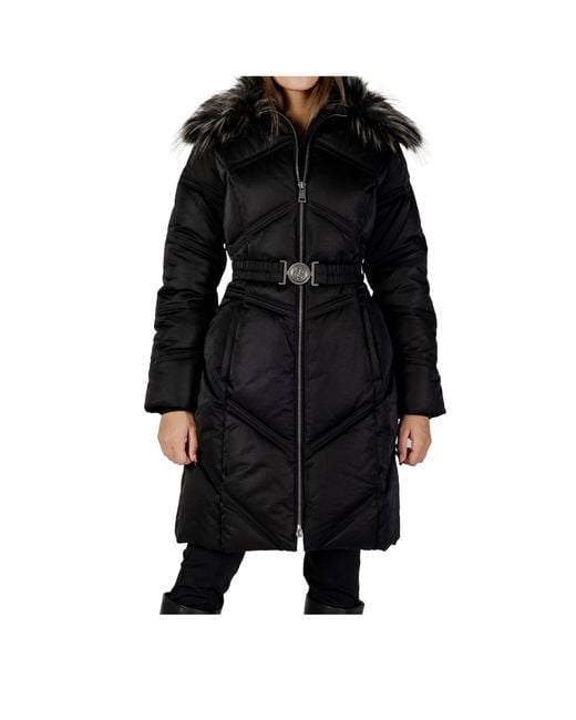 Guess Black Long Down Jacket