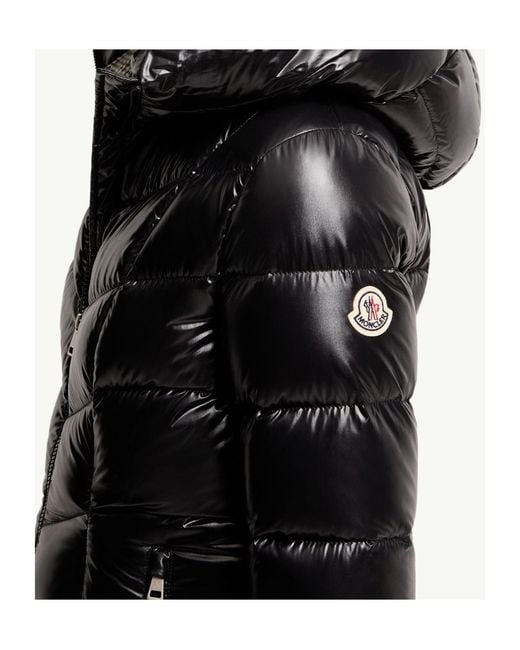 Moncler Black Marusse Hooded Mid-Length Down Jacket