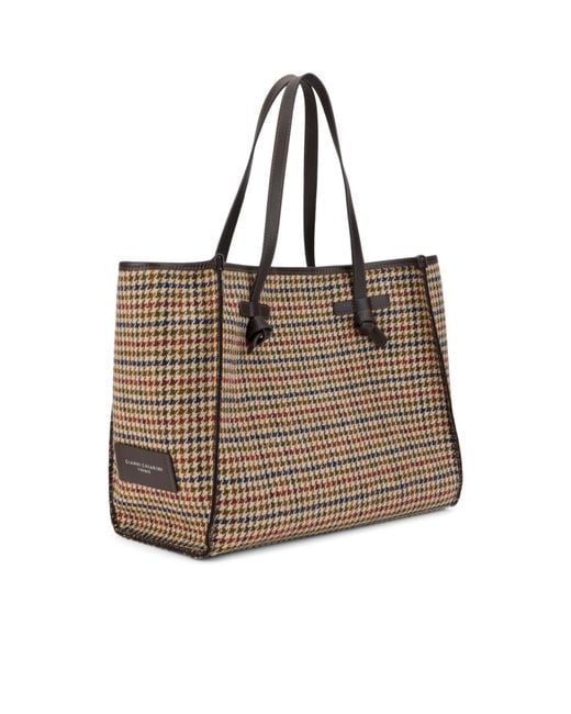Gianni Chiarini Brown Double-Handle Tote Bag