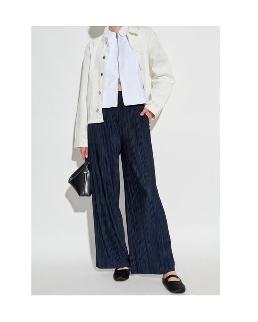 Samsøe & Samsøe White Button-Up Utility Jacket