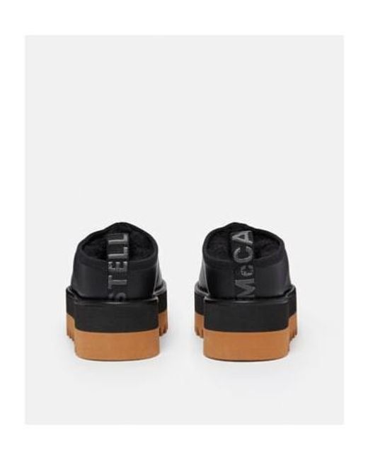 Stella McCartney Black Sneak-Elyse Platform Shoes