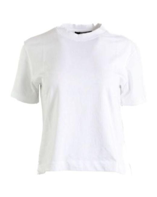 Jacquemus White Short-Sleeved Crewneck T-Shirt