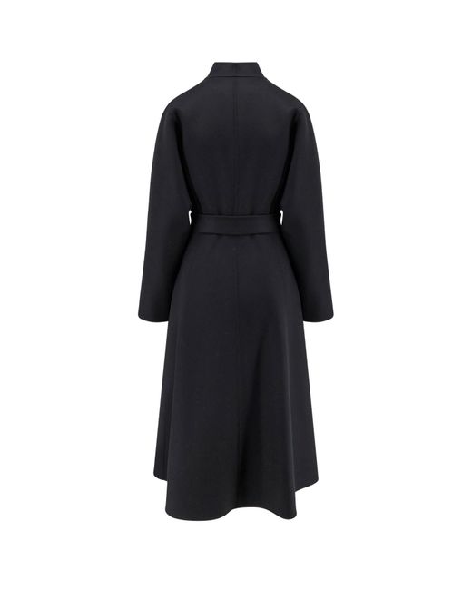 Dior Black Dior Virgin Wool Blend Coat