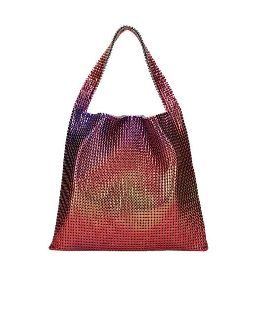 Rabanne Red Color Handbag