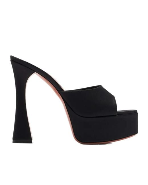 AMINA MUADDI Black Dalida High-Heel Sandals