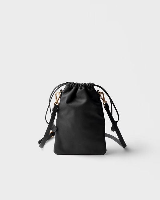 Prada Black Drawstring Shoulder Bag