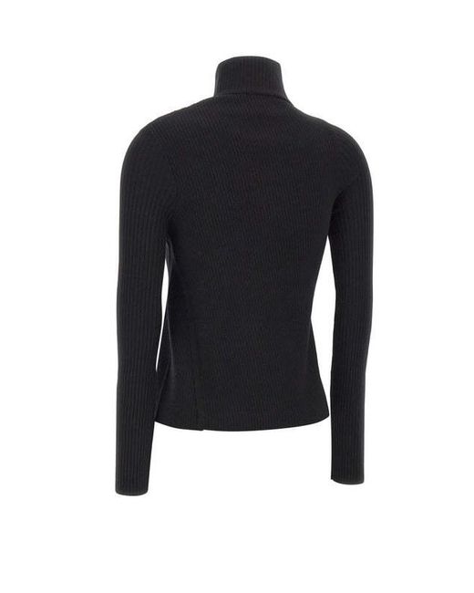 Courreges Blue Courrèges Oblique Butonned Jumper