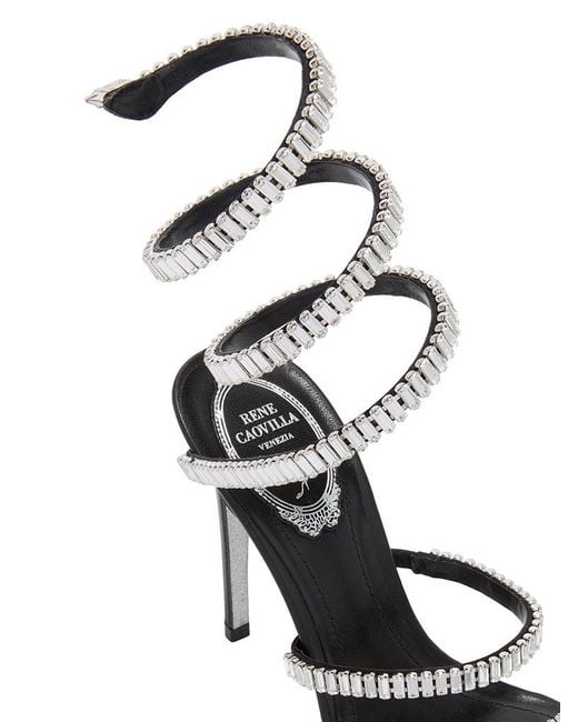 Rene Caovilla White René Caovilla Cleo Spark Sandals