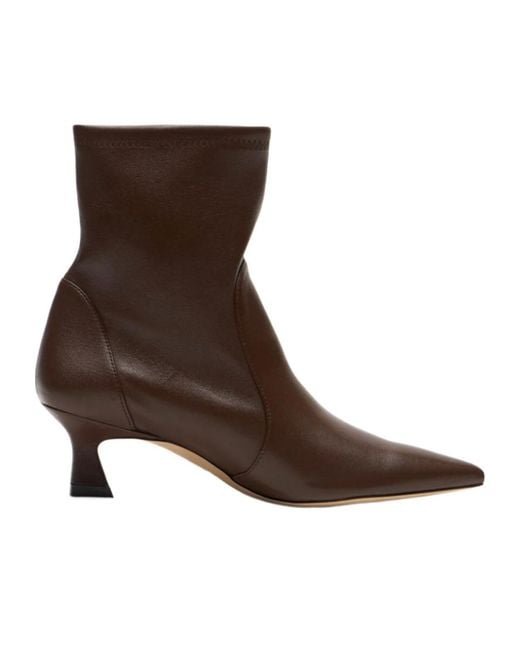 Stuart Weitzman Brown Vinnie Bootie 50