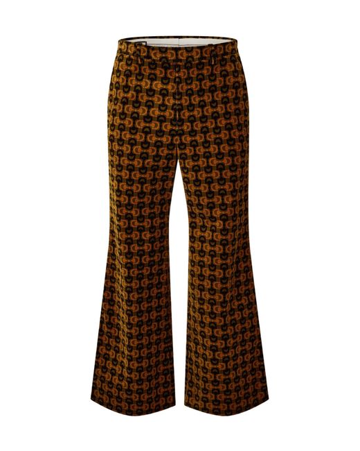 Gucci Brown Wide Leg Trousers for men