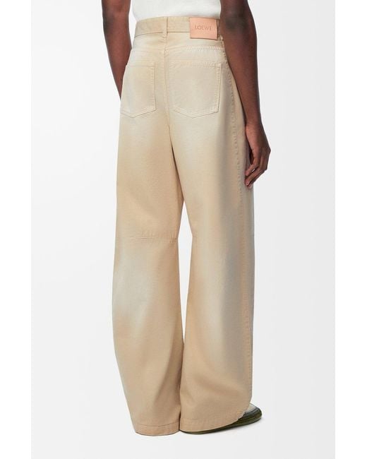 Loewe Natural Barrel Trousers for men