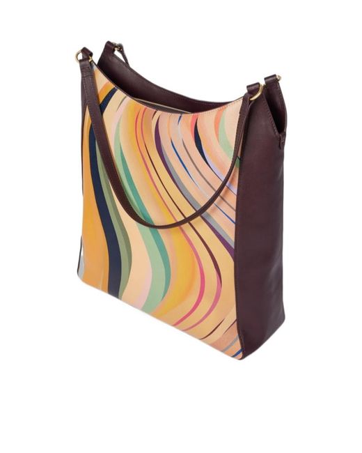 Paul Smith Multicolor Dusky Swirl Shopper Bag