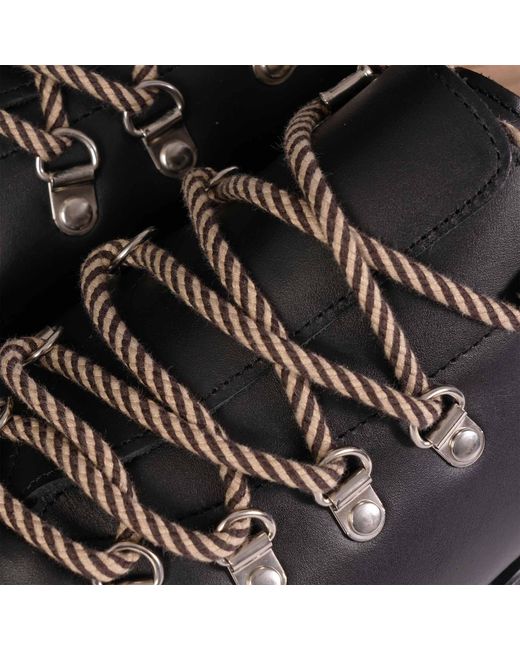 Paraboot Black Lacing Casual Shoes for men