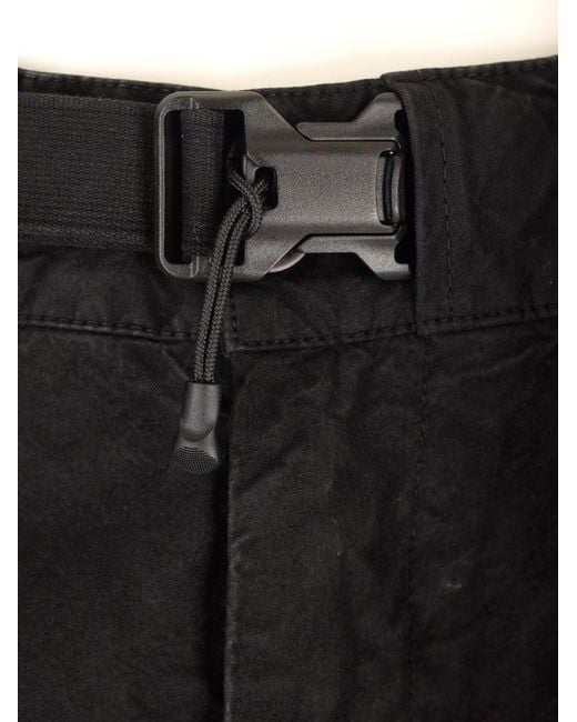 C P Company Blue Belted Straight Leg Pants for men