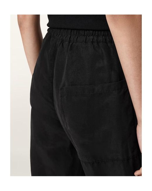 AllSaints Black Val Utility Pants