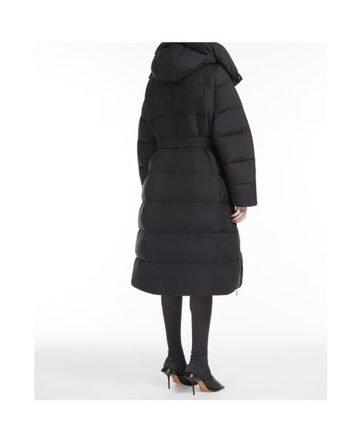 Sportmax Black Barbian Belted High Neck Jacket