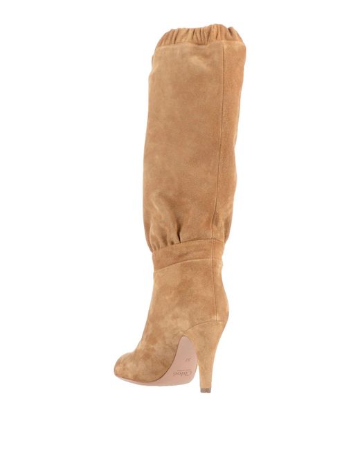 Chloé Brown Leather Boots