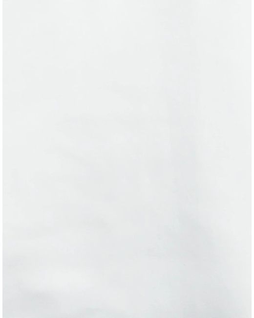 Dolce & Gabbana White Solid Color Crew Neck Short Sleeve Top