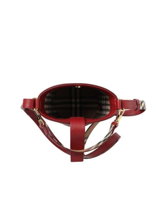 Burberry Red Single-Handle Shoulder Bag