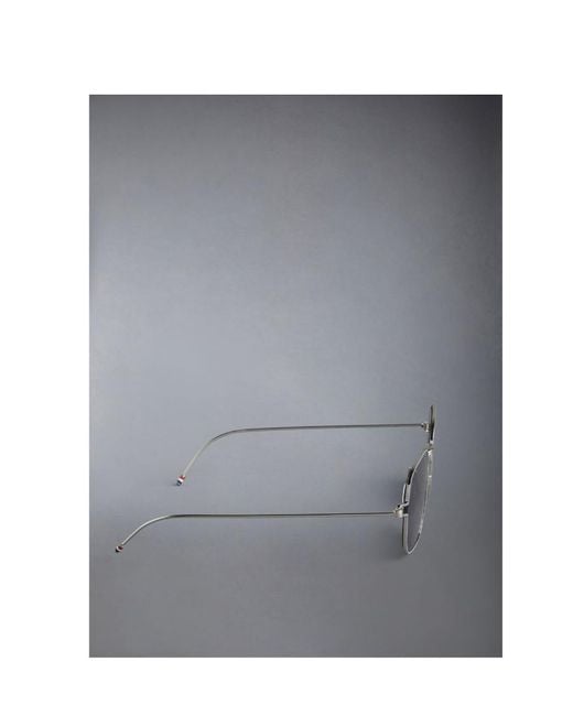 Thom Browne Blue Square-Frame Sunglasses for men