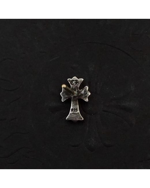 Chrome Hearts Black Cross Earrings (Single) for men