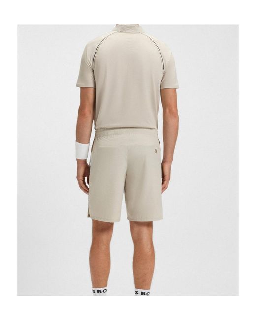 Boss Gray Elastic Waist Shorts for men