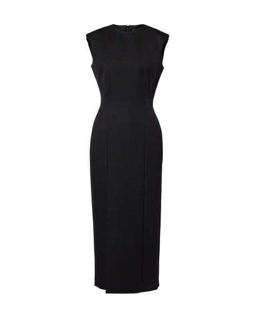 Wardrobe NYC Black Round Neck Sleeveless Dress