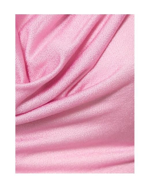 Blumarine Pink Jersey Sablé Top