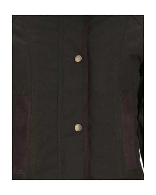 Barbour Black Bower Wax Jacket
