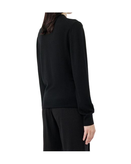 Coperni Black Logo-Embroidered Wool Sweater