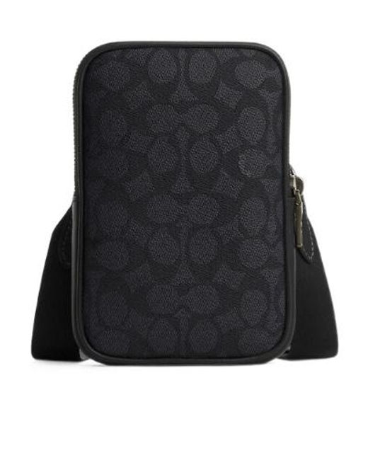 COACH Black Aden Crossbody Bag for men
