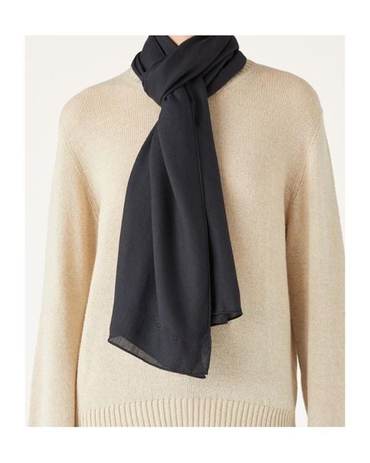 Loro Piana Black Signature Stole