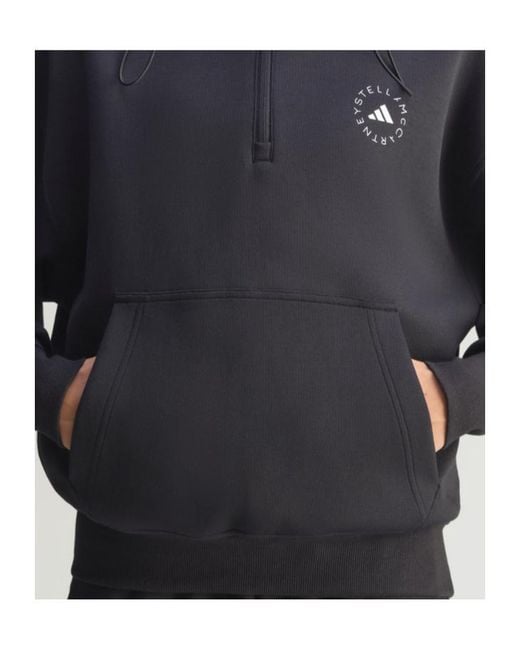 Adidas By Stella McCartney Blue Half-Zip Hoodie