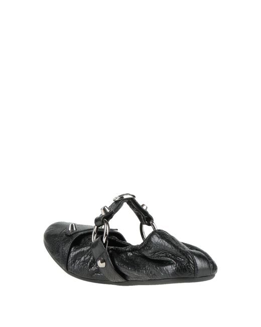Balenciaga Black Mary Jane Flats
