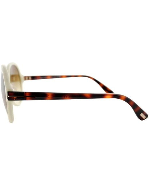 Tom Ford Metallic Logo Sunglasses