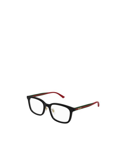Gucci White Eyewear Square Frame Glasses for men