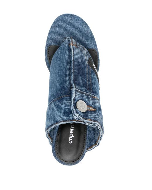 Coperni Blue 70Mm Denim Sandals