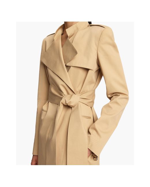 Khaite Natural Maxwell Belted Trench Coat
