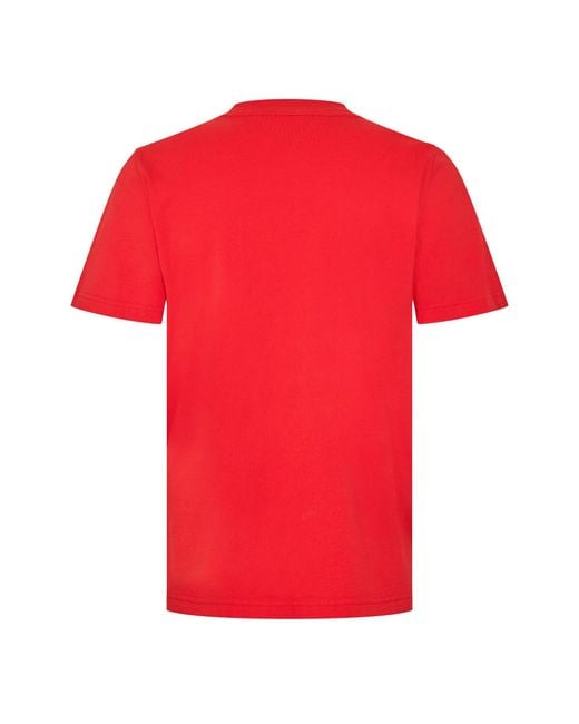 Moncler Red T-Shirt for men