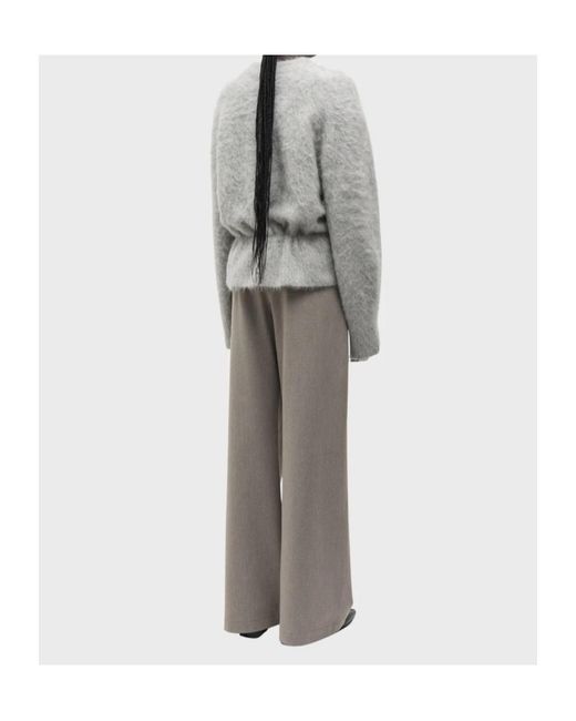 Samsøe & Samsøe Gray V-Neck Sweater