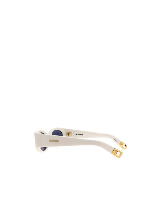 Jacquemus Blue Oval Frame Sunglasses