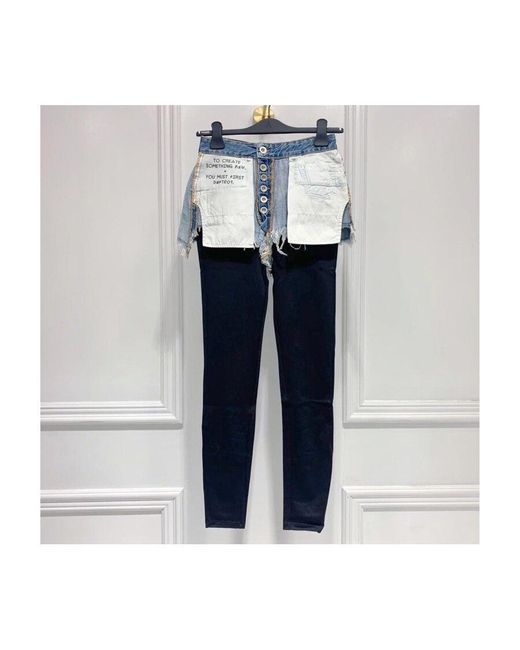 Unravel Project Black Reverse Short Cotton Leggings