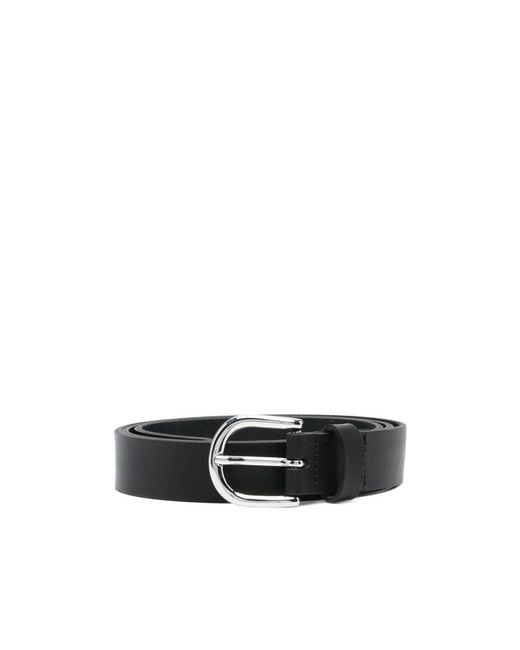 Isabel Marant White Zap Leather Belt