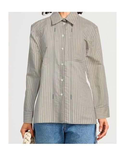 Jacquemus Gray Striped Shirts
