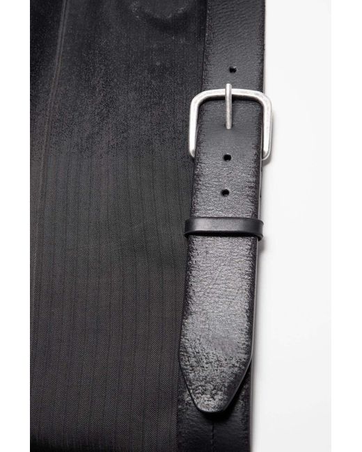 Acne Gray Casual Pants With Belt Loops